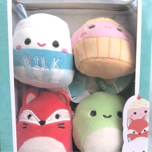 SOLD NWT - Squishmallows Squishville Micromallows 4pc Plush Toy Set - Picture 2 of 4